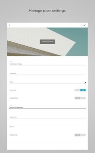 Squarespace Blog 1.4.0. Скриншот 10