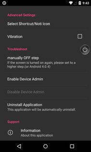 Screen Off Button 2.7. Скриншот 3