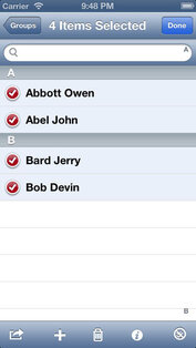 Address List. Скриншот 2