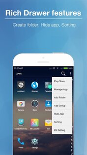 KK Launcher 7.2. Скриншот 3