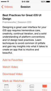 WWDC. Скриншот 2