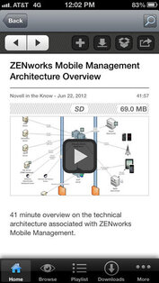 Novell in Hand. Скриншот 2