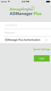 ManageEngine ADManager Plus. Скриншот 1