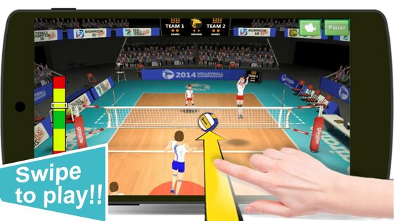 Volleyball Champions 3D 7.4. Скриншот 2