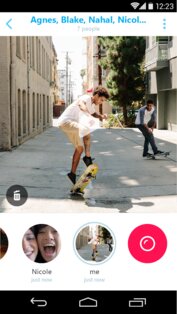 Skype Qik: Group Video Chat 1.9.0.6513-release. Скриншот 3