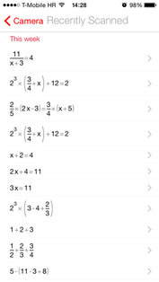 PhotoMath. Скриншот 3