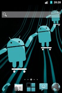 Cyan Holo Launcher 1.1. Скриншот 1