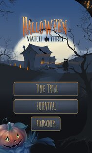 Halloween Match Three 1.5.2. Скриншот 1