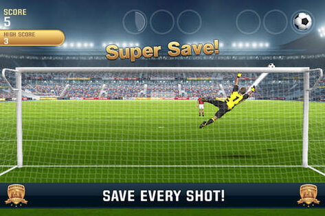 Flick Kick Goalkeeper. Скриншот 1