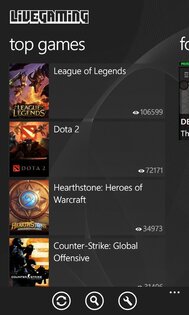 Livegaming. Скриншот 2