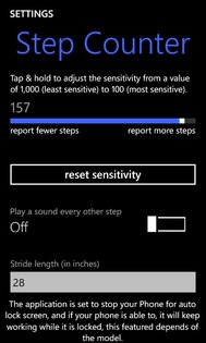 Step Counter. Скриншот 2