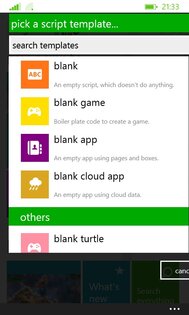 Touchdevelop. Скриншот 4
