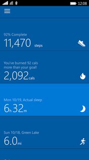 Microsoft Band 1.3.31002.2. Скриншот 1