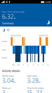Microsoft Band 1.3.31002.2. Скриншот 4