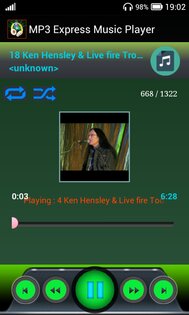 Mp3 Express Music Player 1.1.3. Скриншот 2