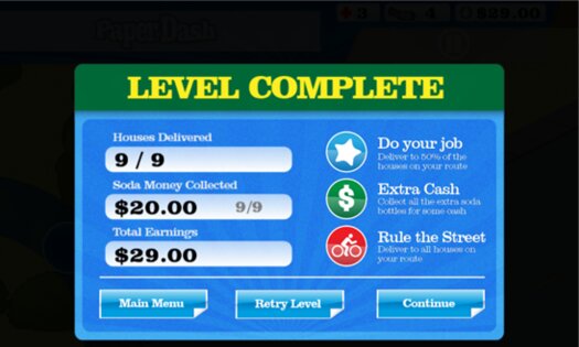 Paper Dash. Скриншот 2