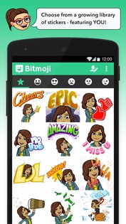 Bitmoji 11.82.2.1. Скриншот 1