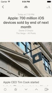 Reeder 2. Скриншот 1