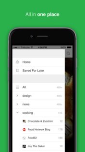 Feedly Reader. Скриншот 2