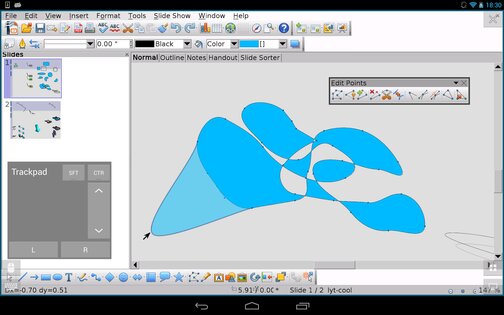 AndrOpen Office 5.5.9. Скриншот 8