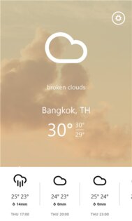 Simply Weather. Скриншот 1