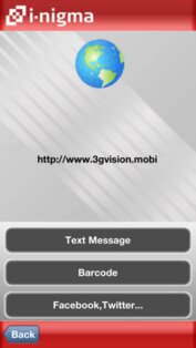 i-nigma QR Code. Скриншот 2