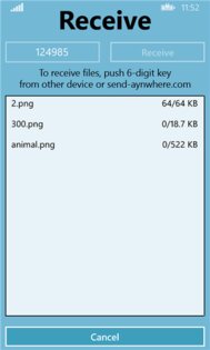 Send Anywhere. Скриншот 2