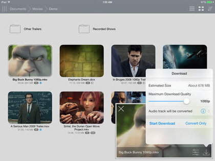 Air Video HD. Скриншот 2