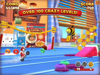 Joe Danger Infinity. Скриншот 1