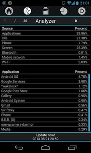Battery drain analyzer monitor 3.6.0. Скриншот 2