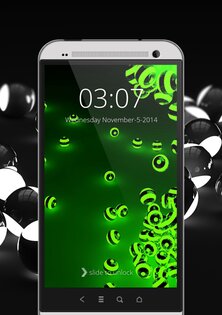 3D Light Balls Screen Lock 24.9. Скриншот 3