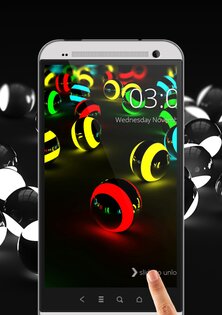 3D Light Balls Screen Lock 24.9. Скриншот 6