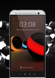 3D Light Balls Screen Lock 24.9. Скриншот 10