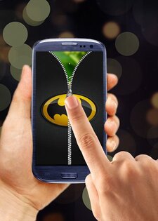 Batman Zipper Lock Screen 1.1. Скриншот 2