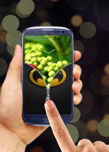 Batman Zipper Lock Screen 1.1. Скриншот 3