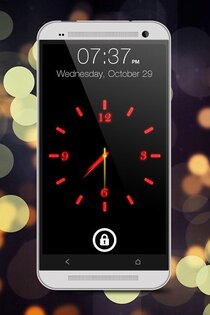 Glowing Clock Locker (red) 1.1. Скриншот 1