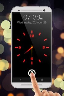 Glowing Clock Locker (red) 1.1. Скриншот 2