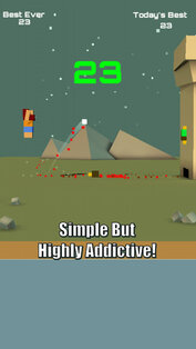 Caveman Pong. Скриншот 1