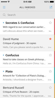 CloudMagic. Скриншот 1