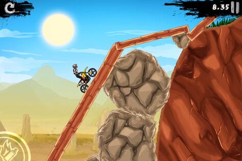 Bike Rivals. Скриншот 1