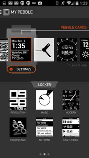 Pebble 2.5.0. Скриншот 4