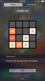 2048 in Widget!. Скриншот 1