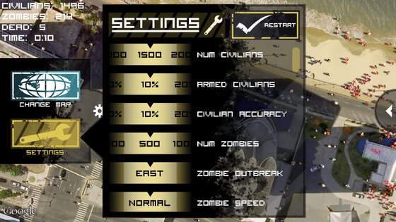 Zombie Sim 1.6.4. Скриншот 5