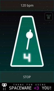 Spaceware Метроном. Скриншот 3