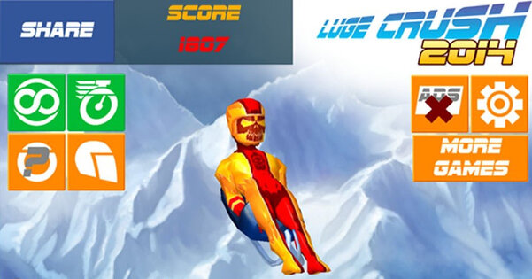 Luge Crush 2014. Скриншот 1