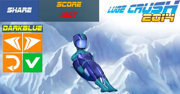 Luge Crush 2014. Скриншот 2