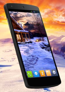 Зимний праздник Живые обои 3.5.0. Скриншот 4