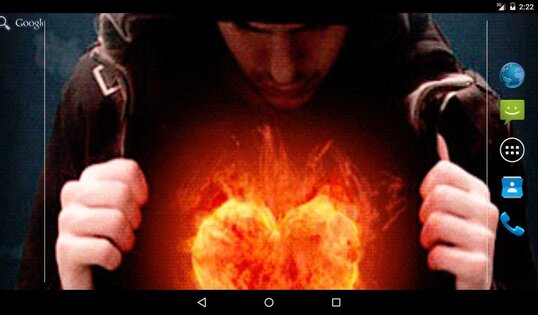 Fire Heart Live Wallpaper 1.0. Скриншот 5