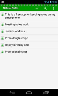 Natural Notes 4.0. Скриншот 1