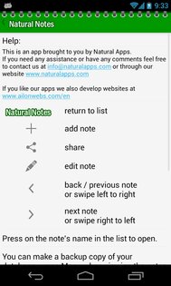 Natural Notes 4.0. Скриншот 4